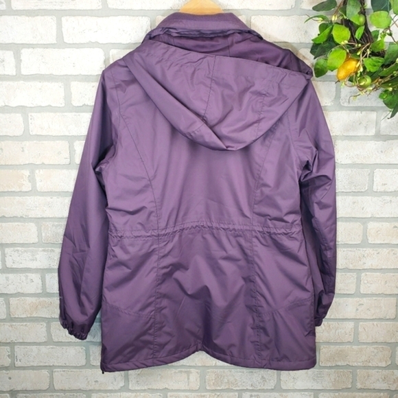 EDDIE BAUER Weatheredge Jacket & Scarf Purple Size M - Picture 2 of 16
